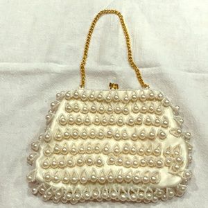 Beaded glam handbag
